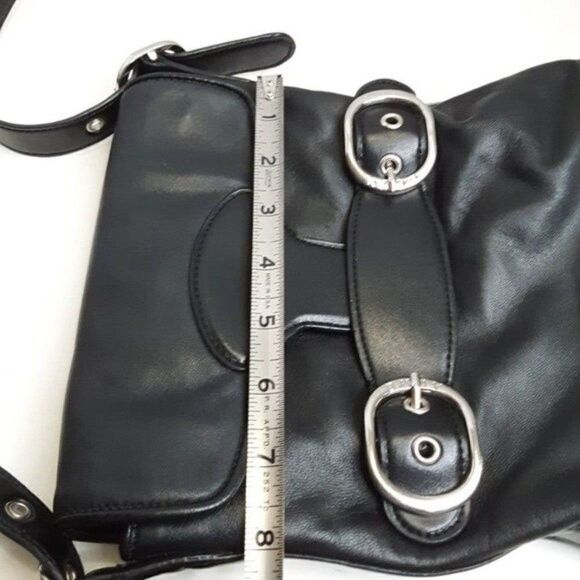 DKNY Women's Black Leather Crossbody  Bag - Picture 12 of 12